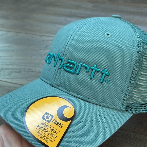 Carhartt Force Sweatband,canvas/mesh,dries fast,embroidered logo,snap back cap - Picture 3 of 10